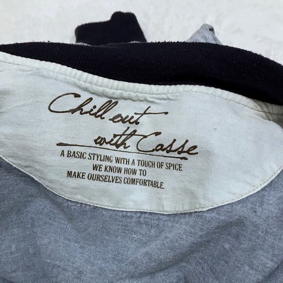 Chill Out with Casse Chambray Bomber Jacket Women M - Picture 13 of 14